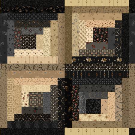Black Sheep R171929D-BLACK Black Log Cabin