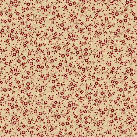 Liberty Island  Red Small Floral Patriotic R261664D-RED