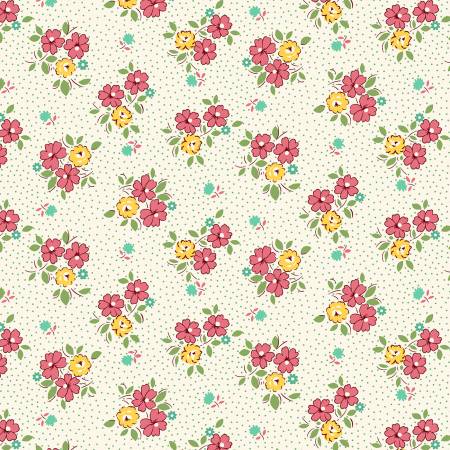 Aunt Grace Goes Scrappy Pink Floral R351526D-PINK