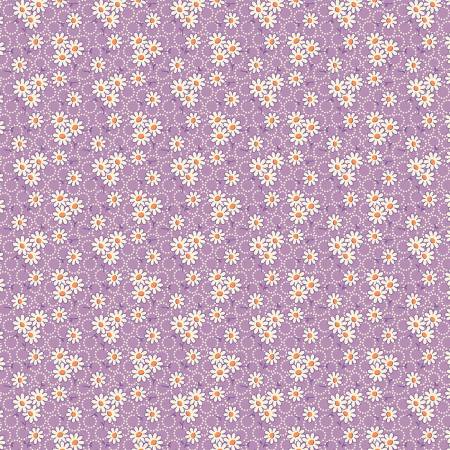 Aunt Grace Goes Scrappy Lilac Daisy R351527D-LILAC