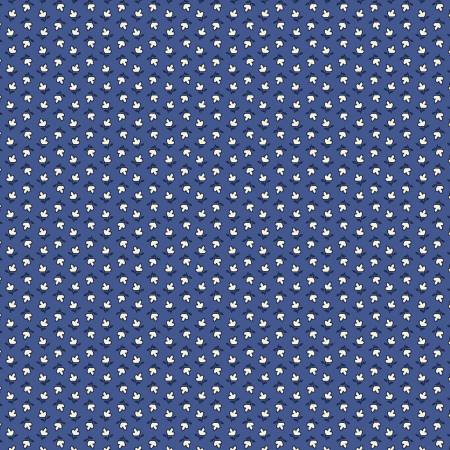 Aunt Grace Goes Scrappy Navy Triple Petal R351528D-NAVY