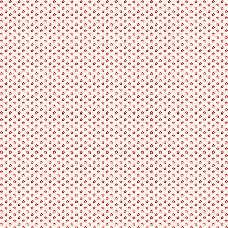 Aunt Grace Goes Scrappy Red Mini Flowers R351533D-RED