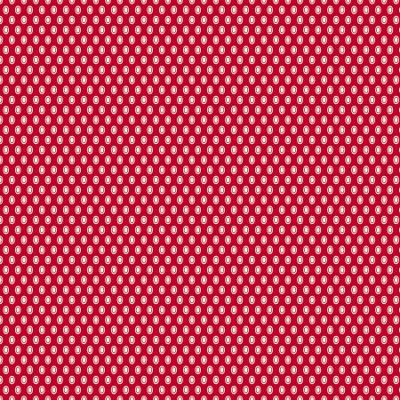 Aunt Grace Goes Scrappy Red Oval Dots R351537D-RED