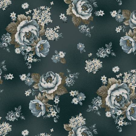 Moonwashed R451990D-NAVY Navy Floral