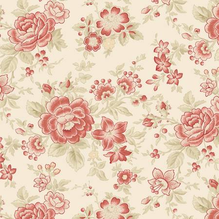 Love Letters R521845D-CREAM Cream Large Floral