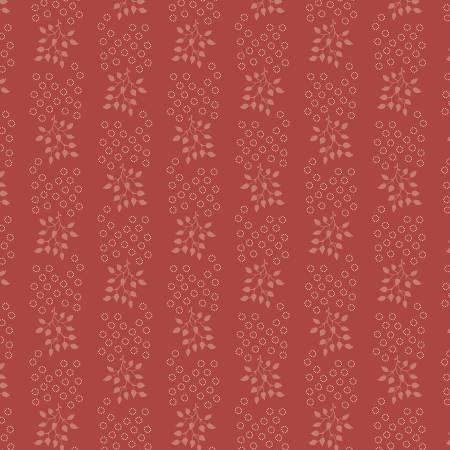 Love Letters R521850D-RED Red Leaves And Circles