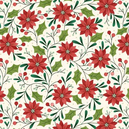Make it Merry R791432D-MULTI Multi Poinsettias