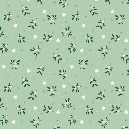 Make it Merry R791434D-MINT Mint Hearts And Sprigs