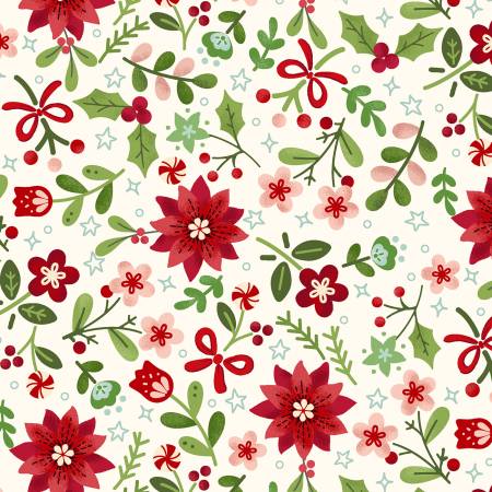 Peppermint & Pine R791909D-MULTI Multi Winter Folk