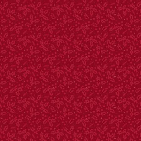 Peppermint & Pine R791914D-CRIMSON Crimson Holly
