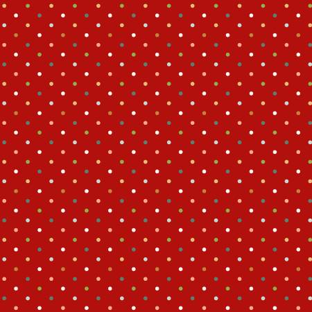 Peppermint & Pine R791916D-RED Red Dots