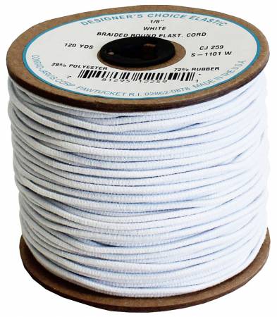 Round Elastic Cord 1/8in wide