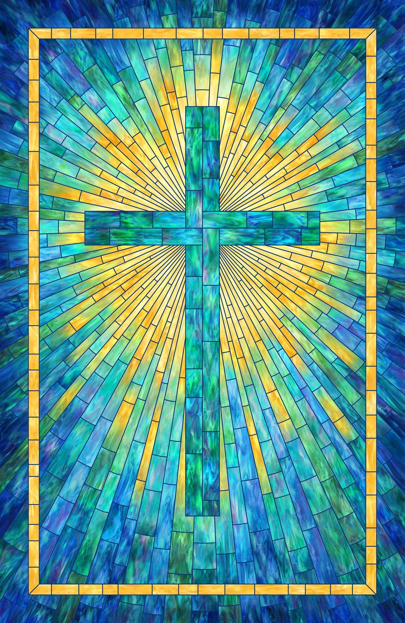 Risen DP28660-48 Blue Multi Panel