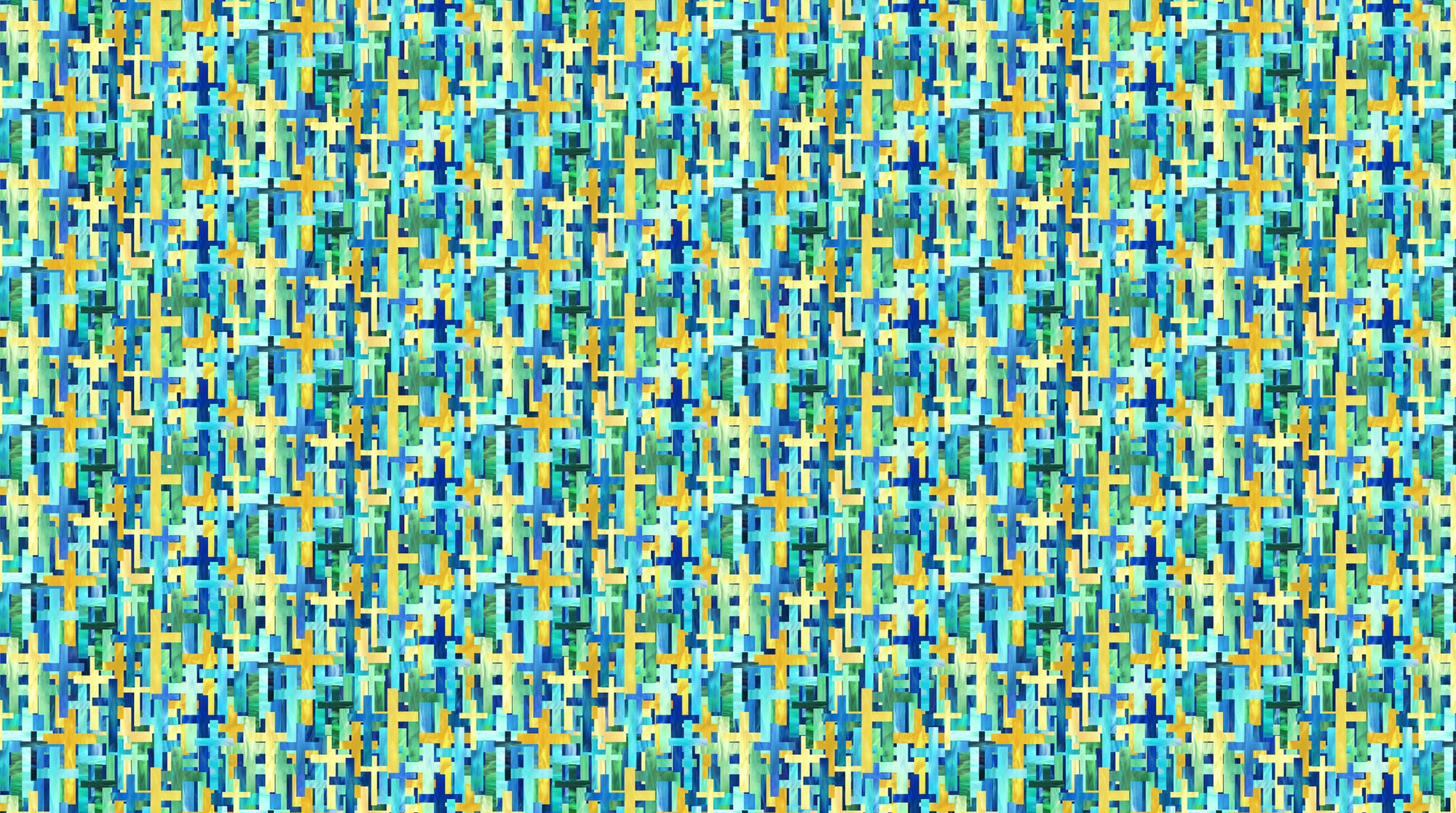 Risen DP28662-48 Blue Multi Large Corss