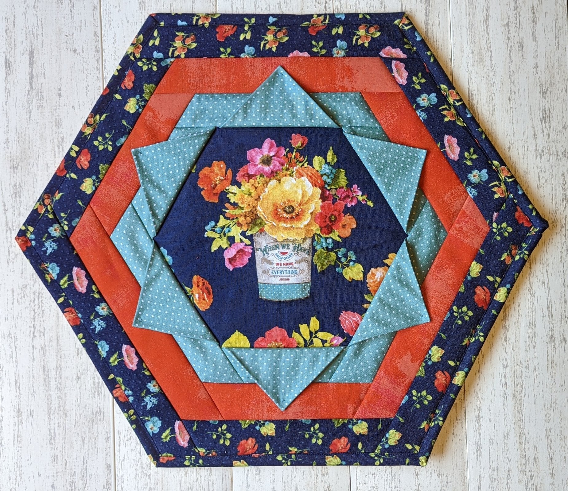 Hexi Candle Mat