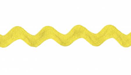5/8in Cotton Ric Rack Yellow