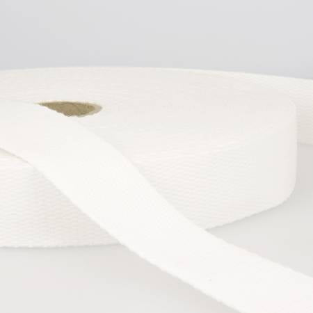 Cotton Webbing 40mm wide White