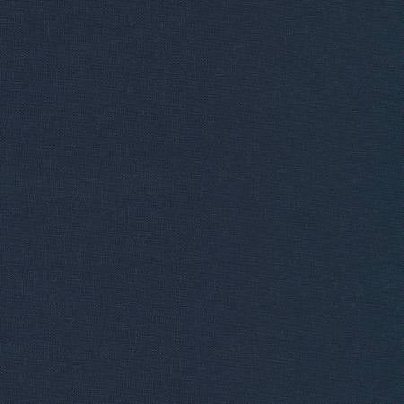 Shizen Cotton Linen Solid Navy #2158