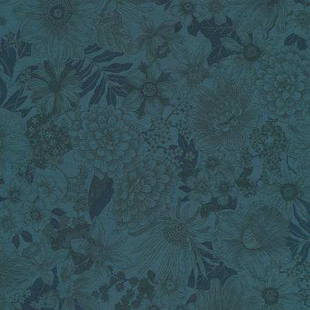 Floral Navy SB-4225DYED1-3