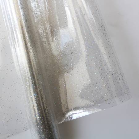 Clear Glitter Vinyl 18" x 48"