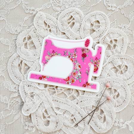 Pink Sewing Machine Stickers