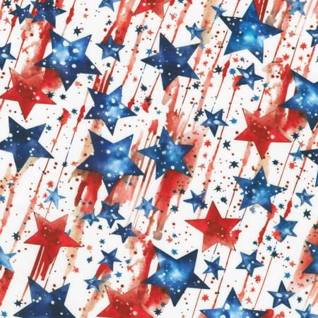 Stars and Stripes 23431-1 Shooting Stars White