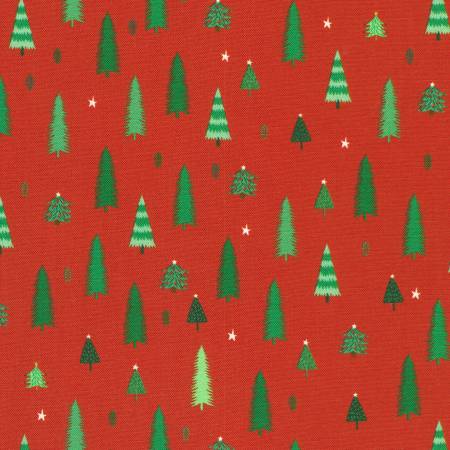 Tiny Tidings 23910-113 Cranberry Christmas Trees