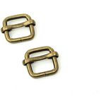 1/2" Antique Brass Sliders Sallie Tomato