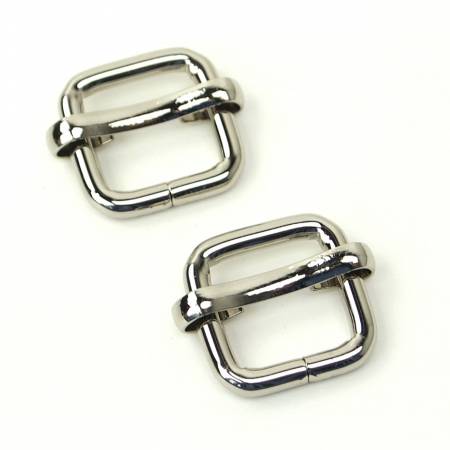 (2) 1/2" Silver Sliders Sallie Tomato