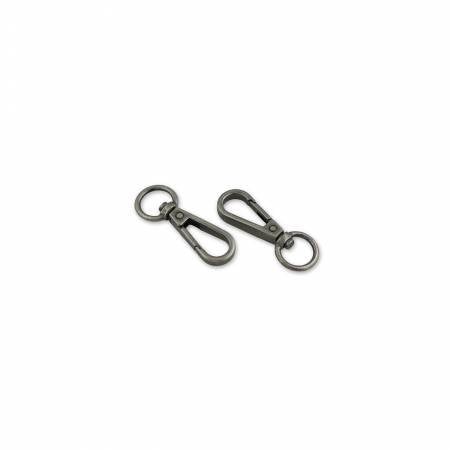 Two Swivel Hooks 1/2In Antique Nickel