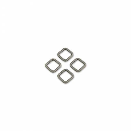 Rectangle Rings 1/2In Antique Nickel