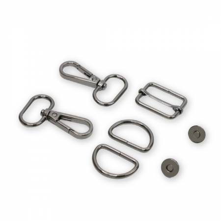 Level 4 Basic Hardware Kit 1in Gunmetal