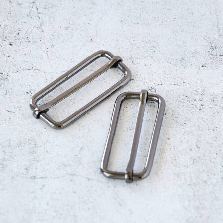 Two 2in Slider Buckles Gunmetal