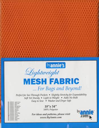 Pumpkin Mesh Fabric 18" x 54"