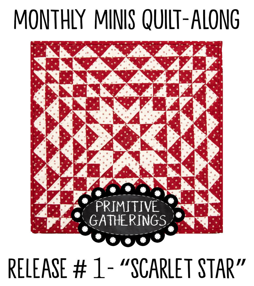 Scarlet Star Mini Quilt
