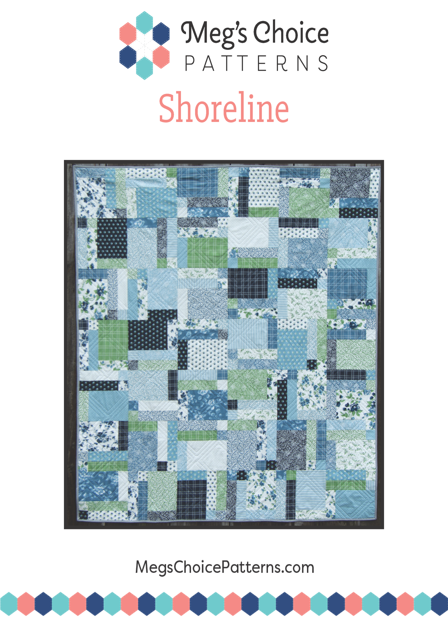 Shoreline - Nantucket Summer Kit Size: 60" x 70"