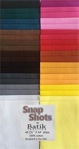 Snap Shot Jelly Roll Winter Solid Batiks