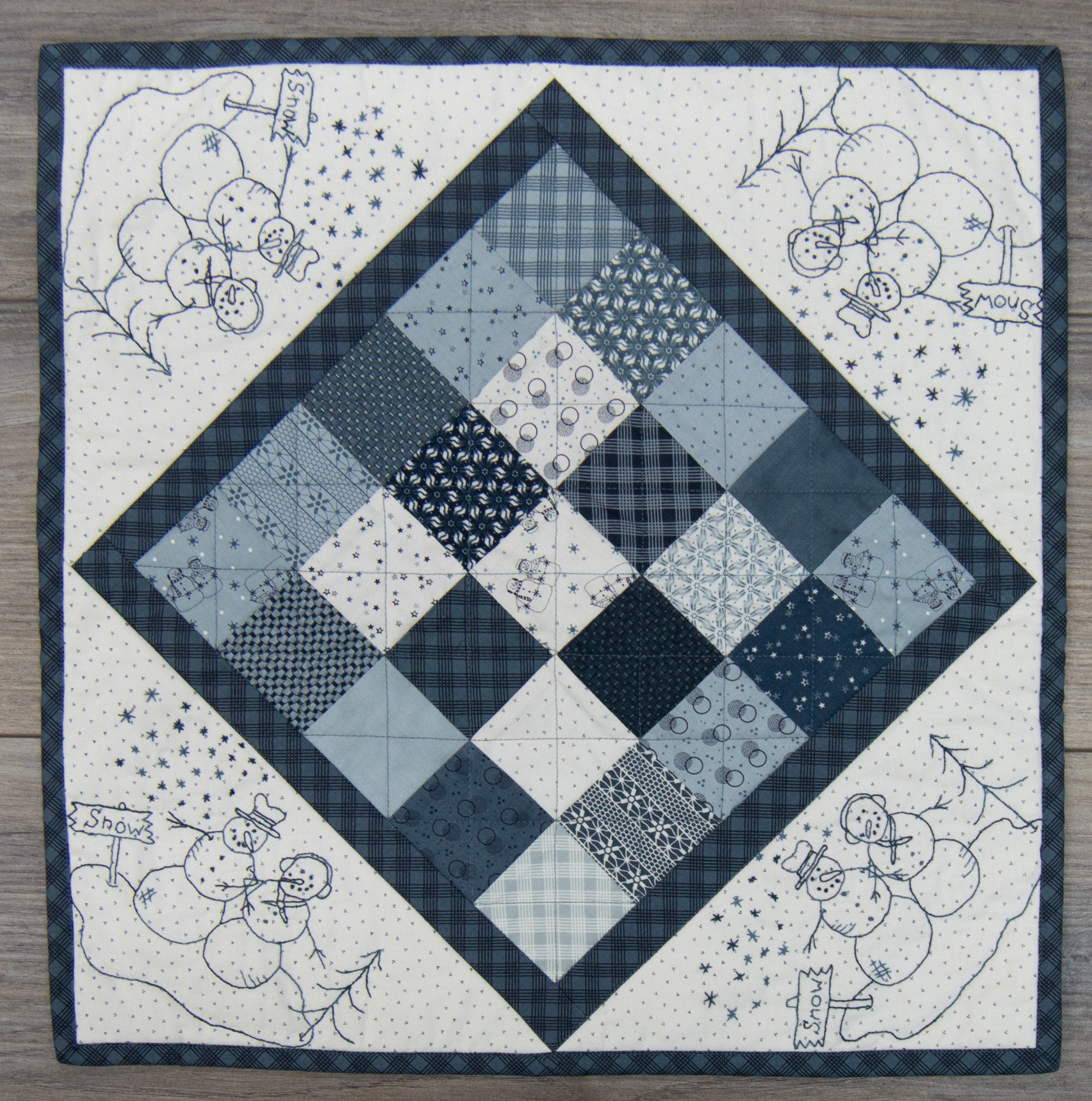 Snow Flurries Kit Finished Size: 17" x 17"