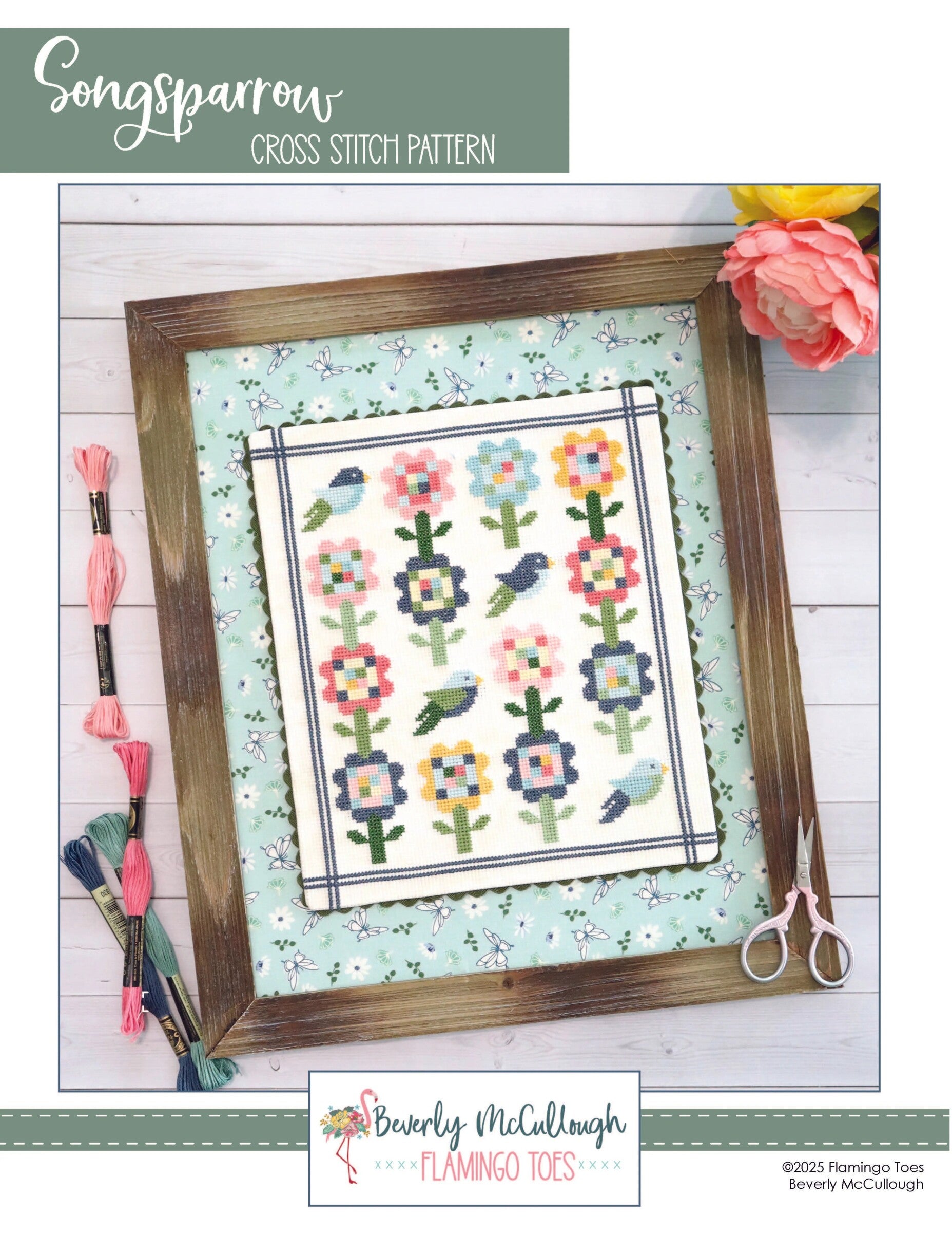 Songsparrow Cross Stitch Paper Pattern