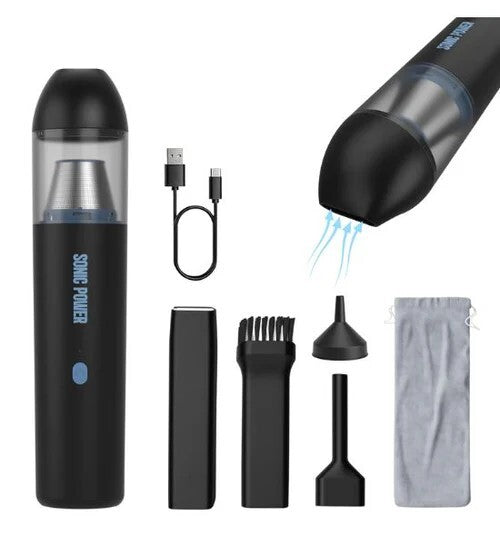 Sonic Power Mini Vacuum Black