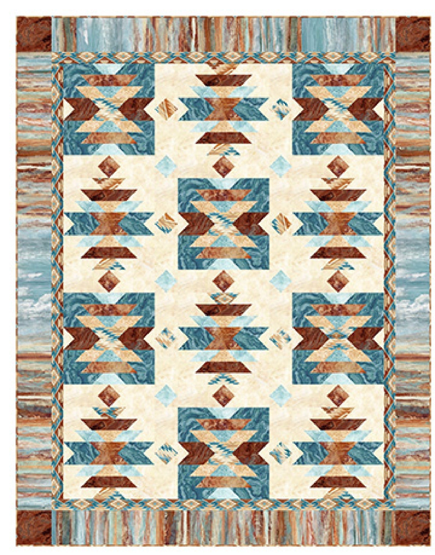 Southwest Spirit Kit Finished Size: 72" x 92"