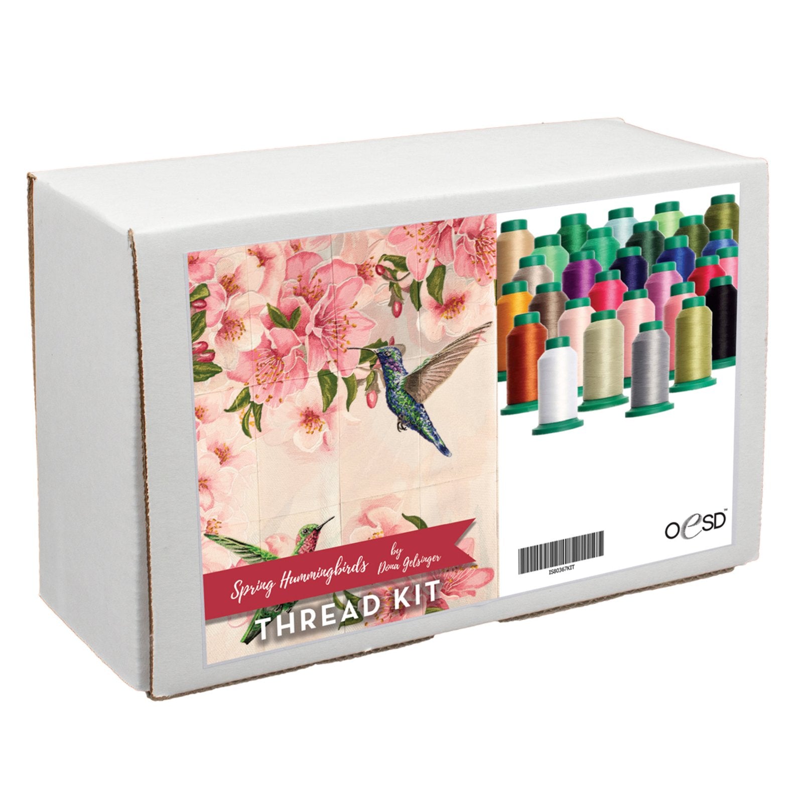 Spring Hummingbirds Tiling Scene Thread Kit