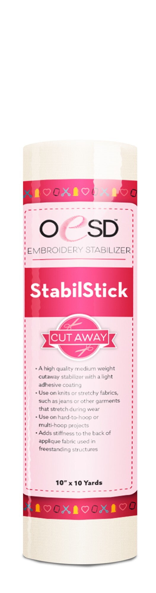 StabilStick CutAway - 10" x 10 yds