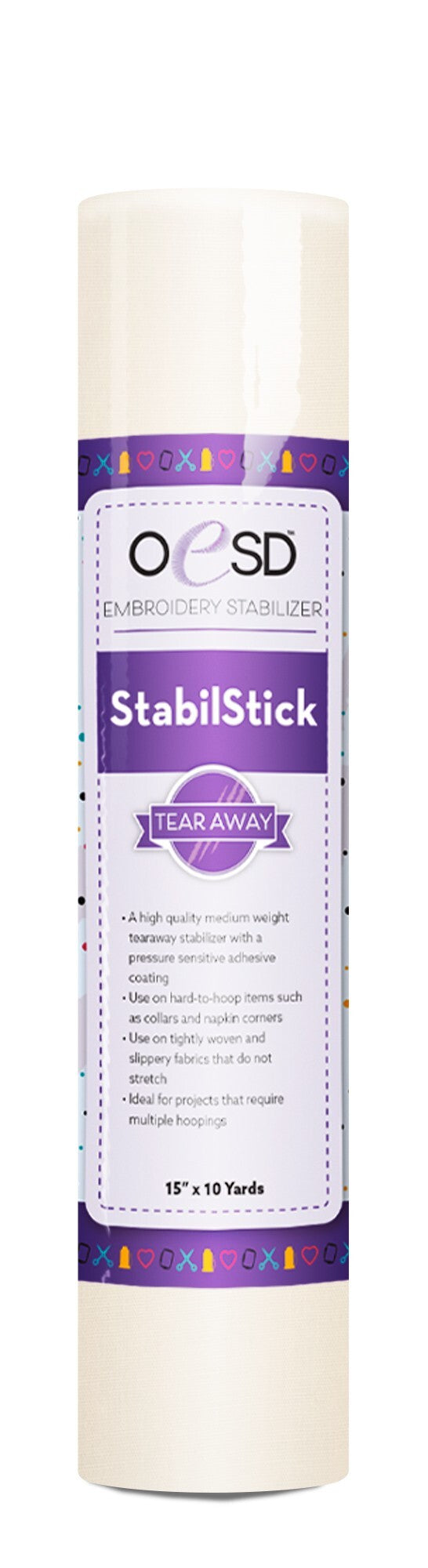 StabilStick TearAway - 15" x 10 yds