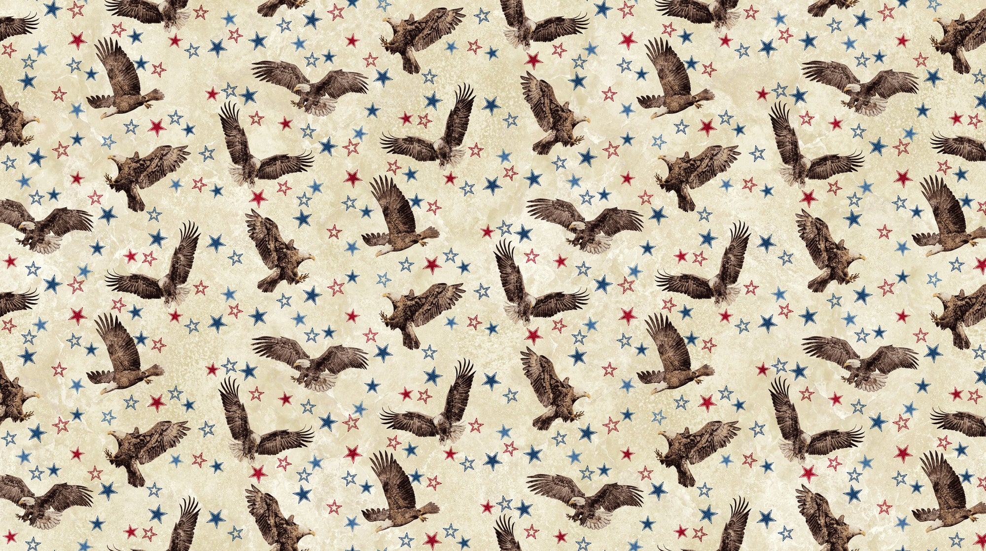 Stars and Stripes 14 29045-12 Beige Multi Eagle Toss