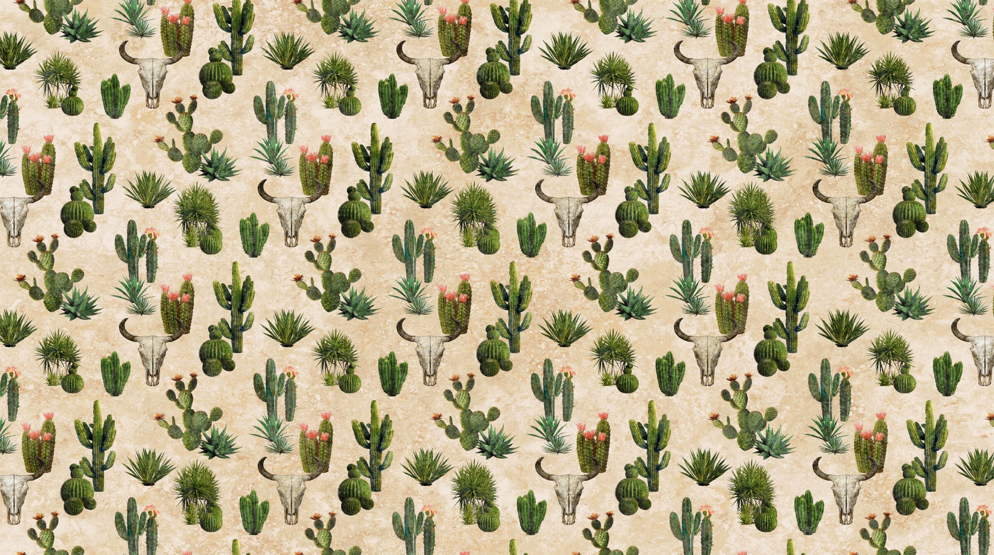 Stonehenge Sedona Spirit Beige Multi Open Cactus DP28244-14