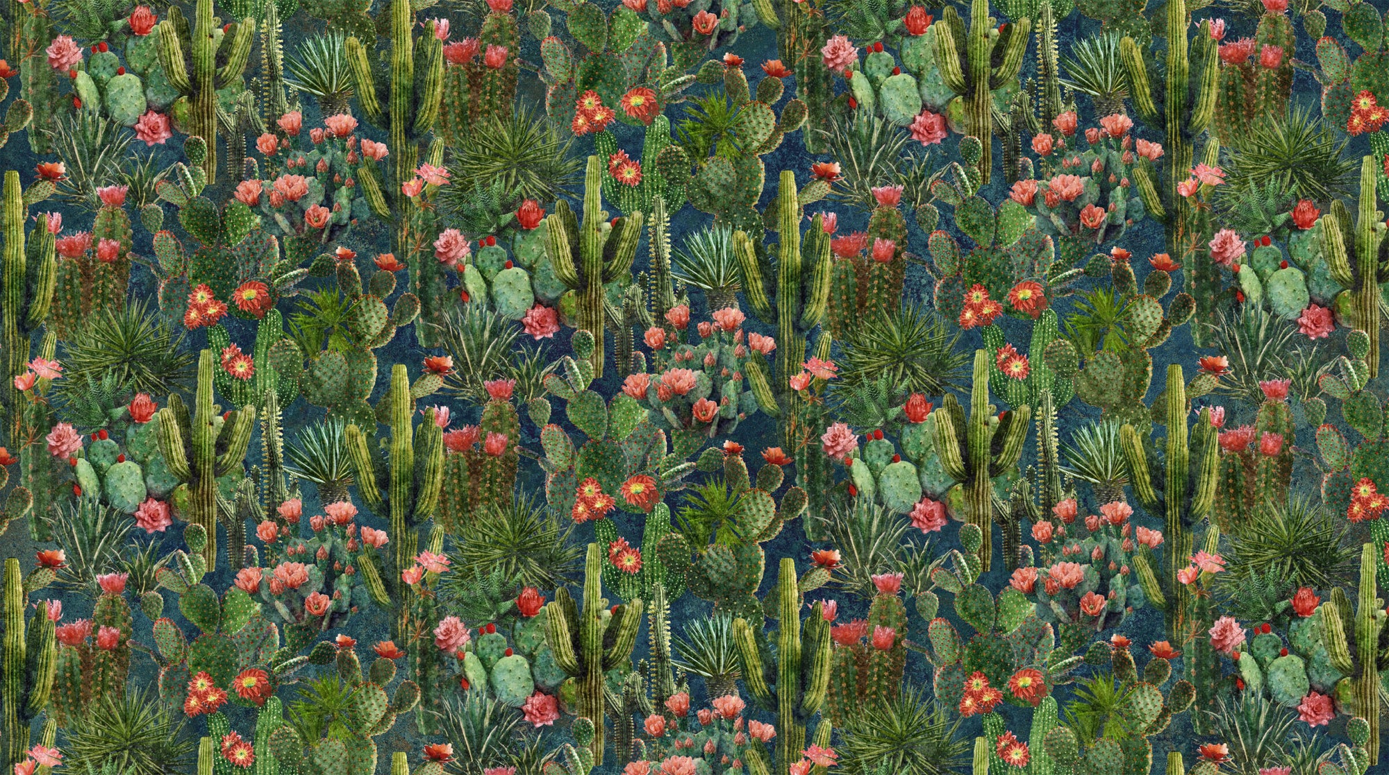 Stonehenge Sedona Spirit Navy Multi Packed Cactus DP28243-49