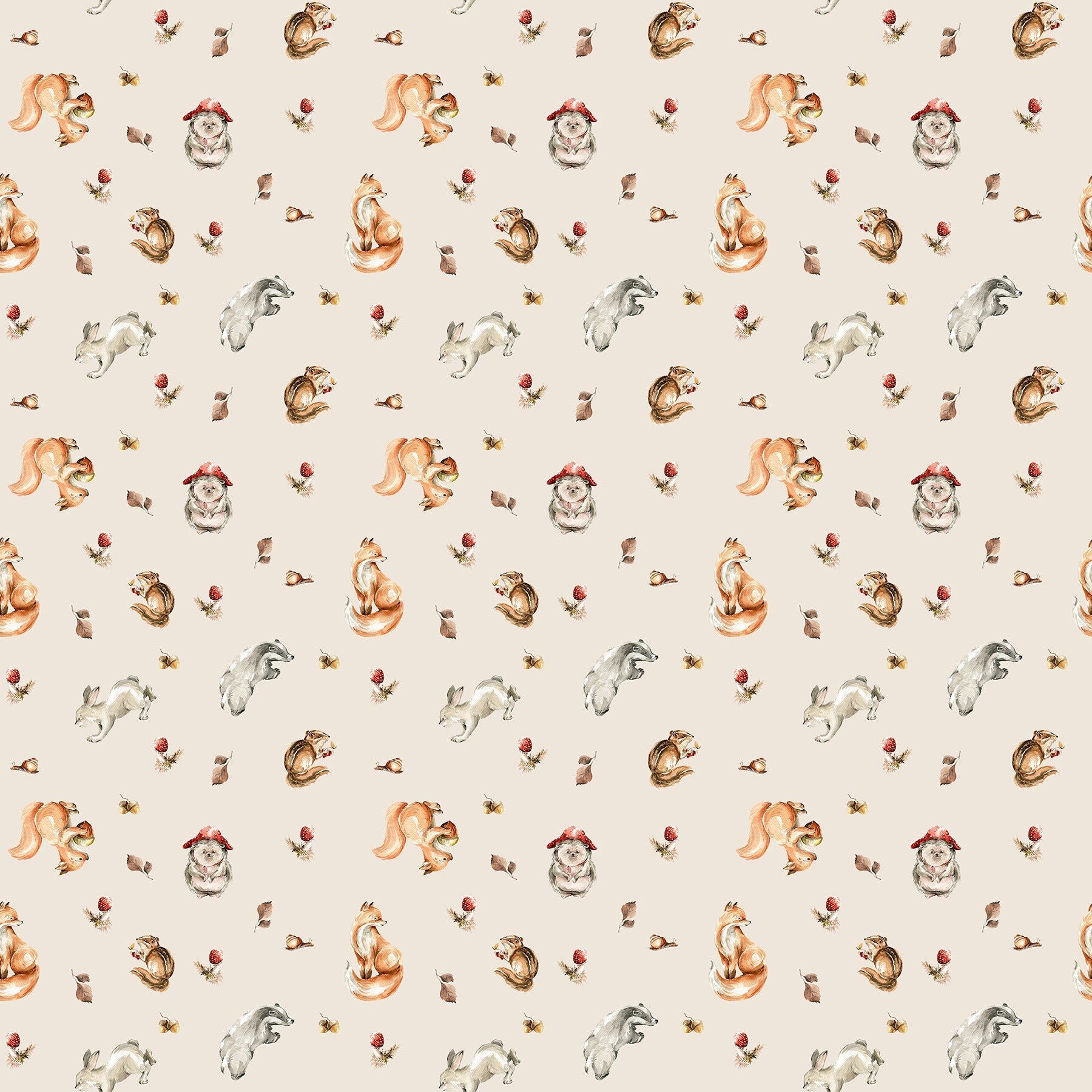 Story Book 91335-12 Animals Cream