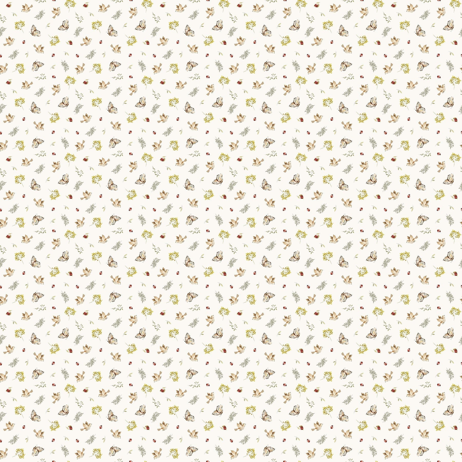 Story Book 91337-11 Birds Cream