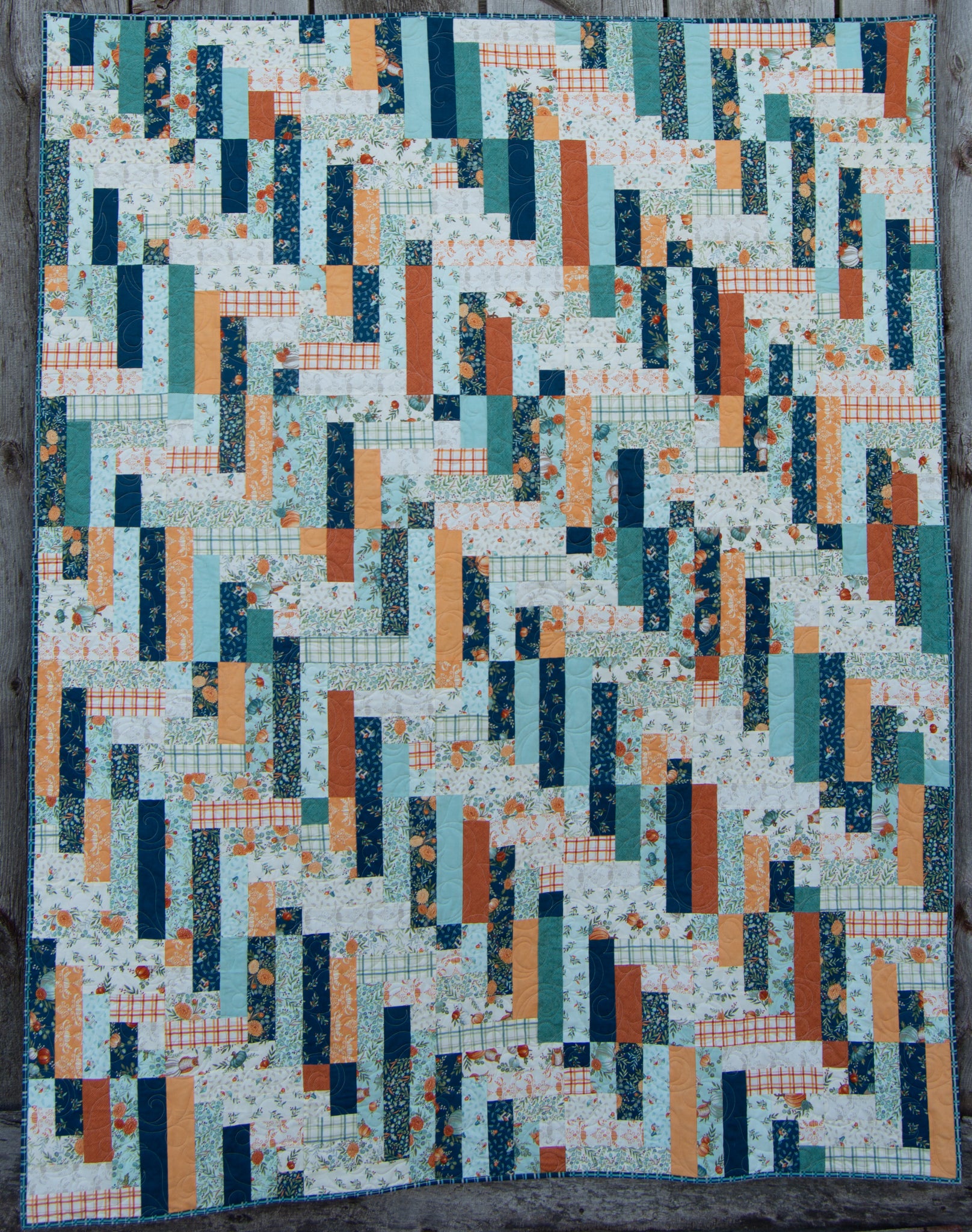 Sweet Summer Time - I Love Fall Most of All Kit Finished Size: 61" x 79"
